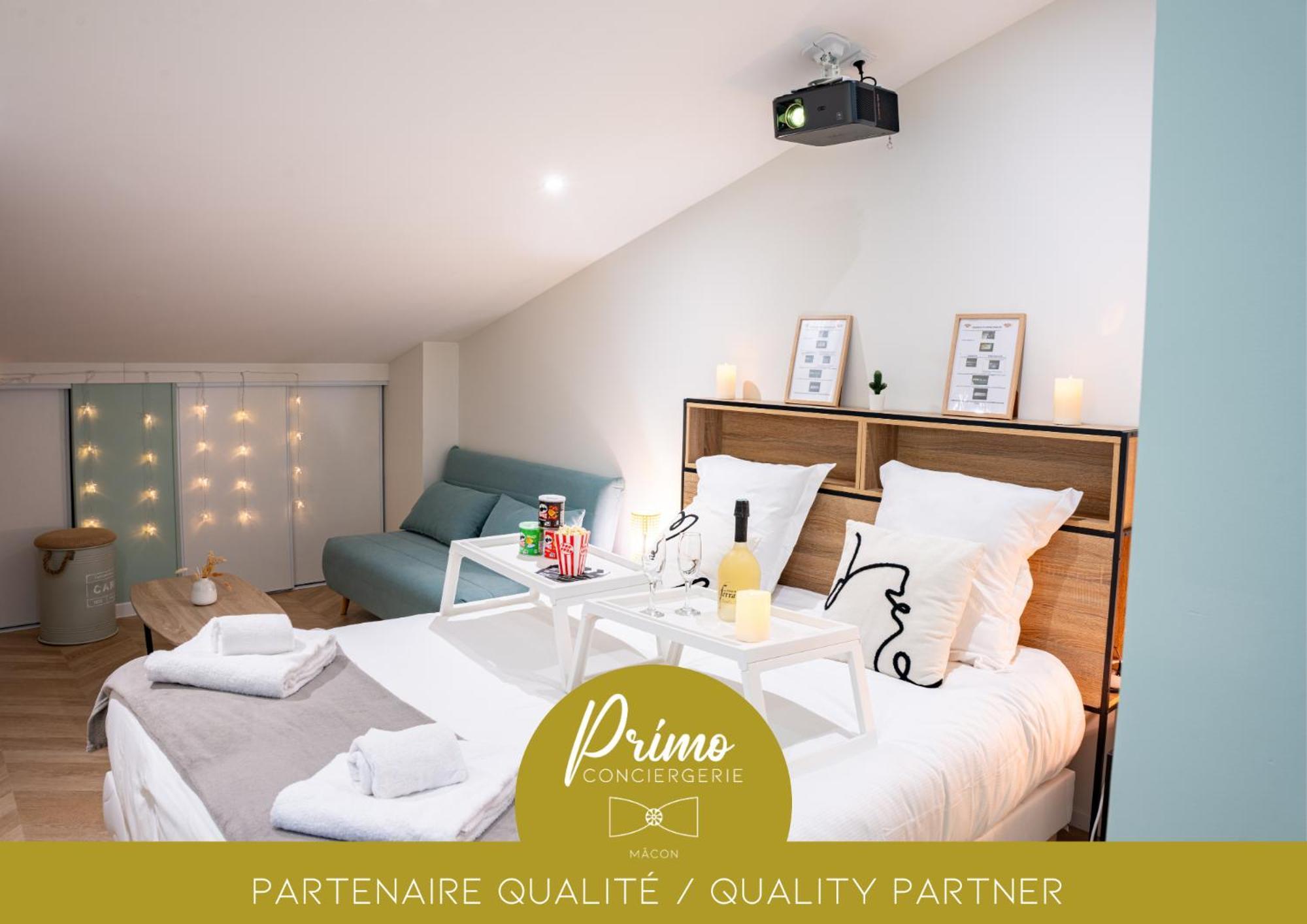Food And Chill - Deux Appartements Hypercentre - 1 Theme Cinema - By Primo C0Nciergerie Tournus Exterior photo